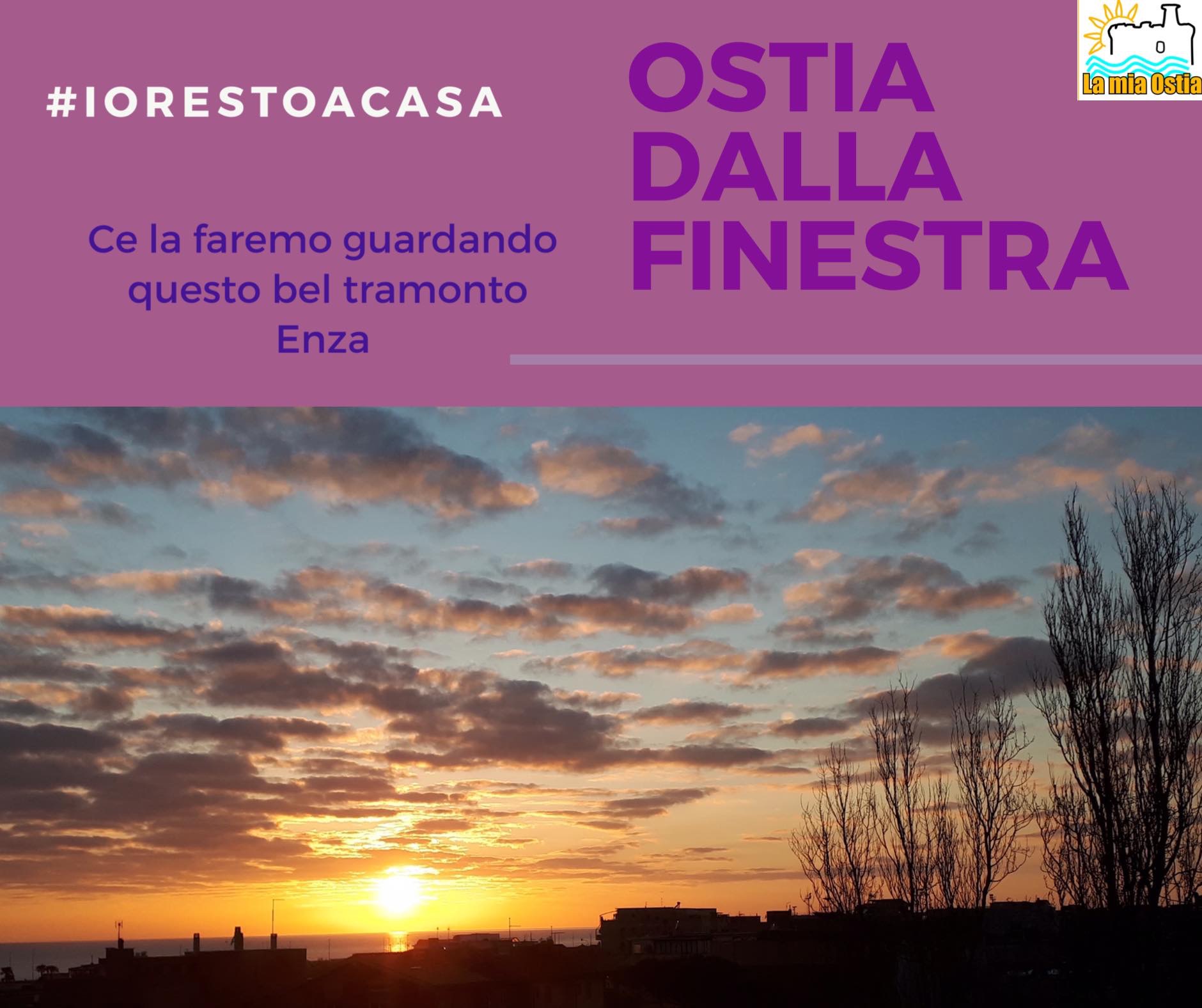 Ostia dalla finestra: mese di marzo